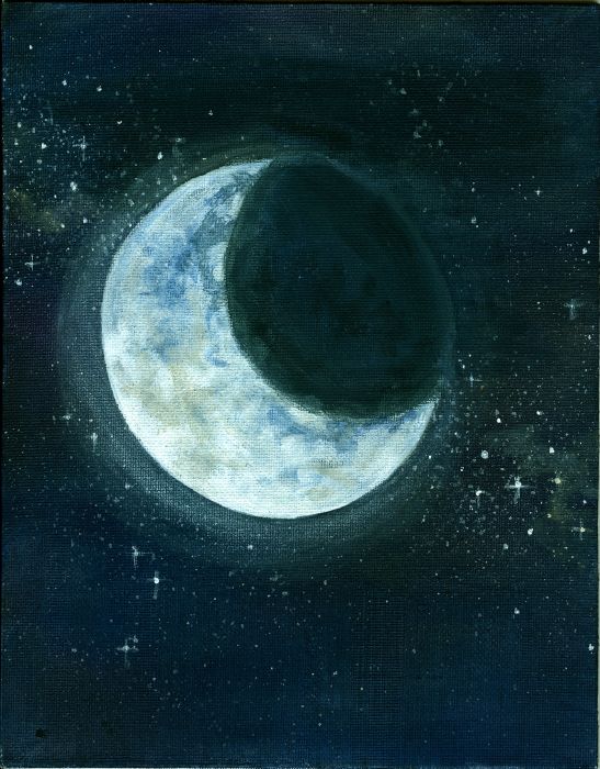 Crescent moon by Amy Sue Stirland